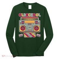 70th Birthday Oldschool Boombox 1956 Long Sleeve Shirt thumb 0