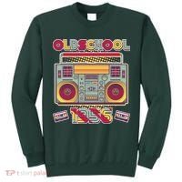 70th Birthday Oldschool Boombox 1956 Tall Sweatshirt thumb 0