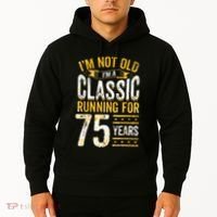 75th Birthday Present I 75 Year Old Classic Hoodie thumb 2