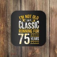 75th Birthday Present I 75 Year Old Classic Coaster thumb 0