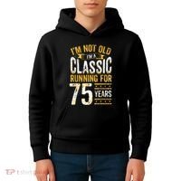 75th Birthday Present I 75 Year Old Classic Kids Hoodie thumb 4
