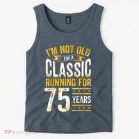 75th Birthday Present I 75 Year Old Classic Tank Top thumb 2