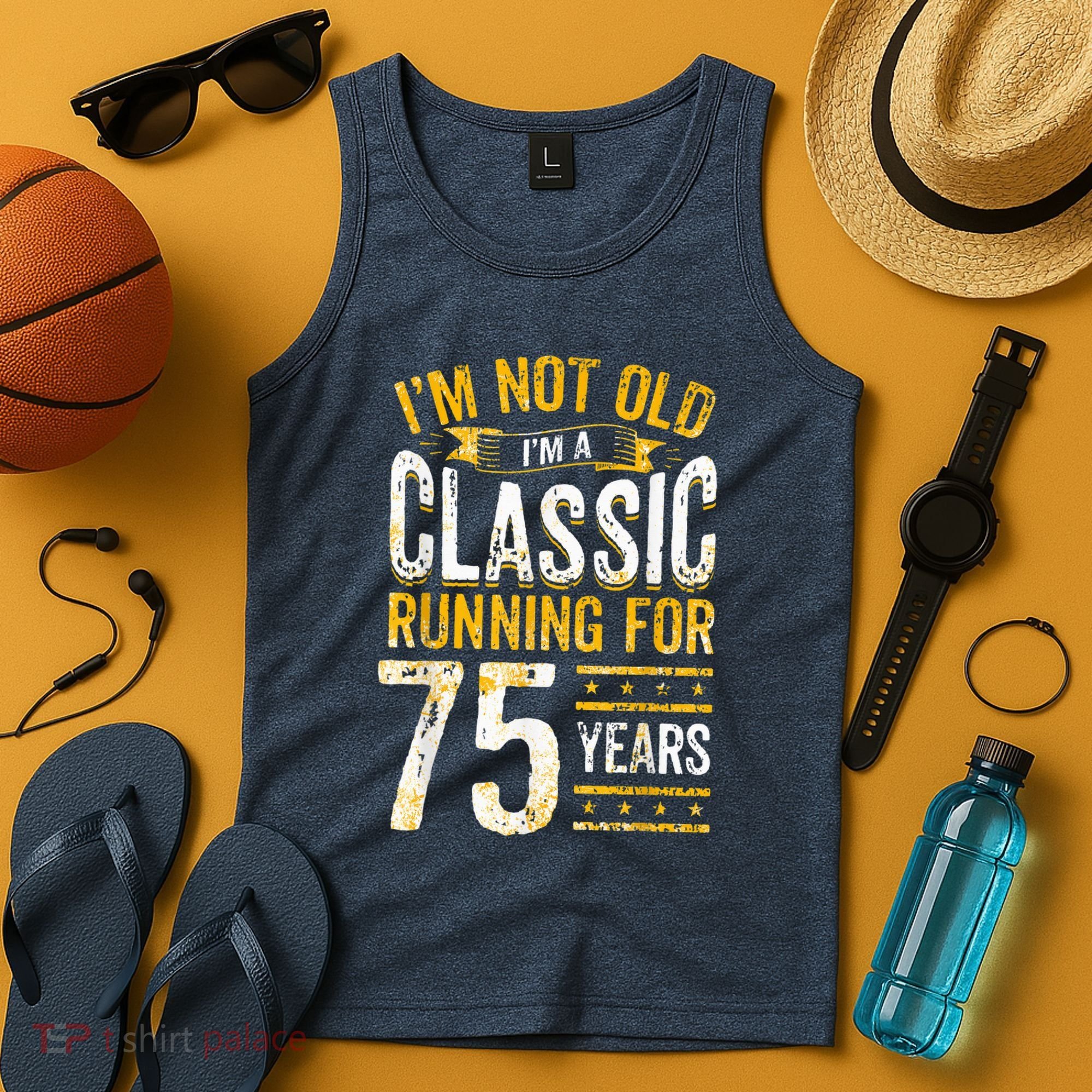 75th Birthday Present I 75 Year Old Classic Tank Top