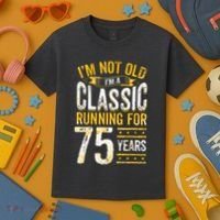75th Birthday Present I 75 Year Old Classic Kids T-Shirt thumb 3