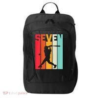 7th Birthday Retro Baseball 7 Years Old City Backpack thumb 0