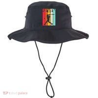 7th Birthday Retro Baseball 7 Years Old Bucket Hat thumb 0