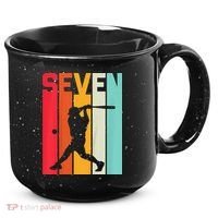 7th Birthday Retro Baseball 7 Years Old 15oz Campfire Ceramic Mug thumb 0