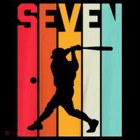 7th Birthday Retro Baseball 7 Years Old Coaster thumb 2