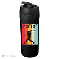 7th Birthday Retro Baseball 7 Years Old 24oz Duet Stainless Steel Tumbler thumb 3