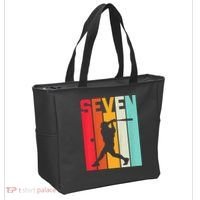 7th Birthday Retro Baseball 7 Years Old Tote Bag thumb 2