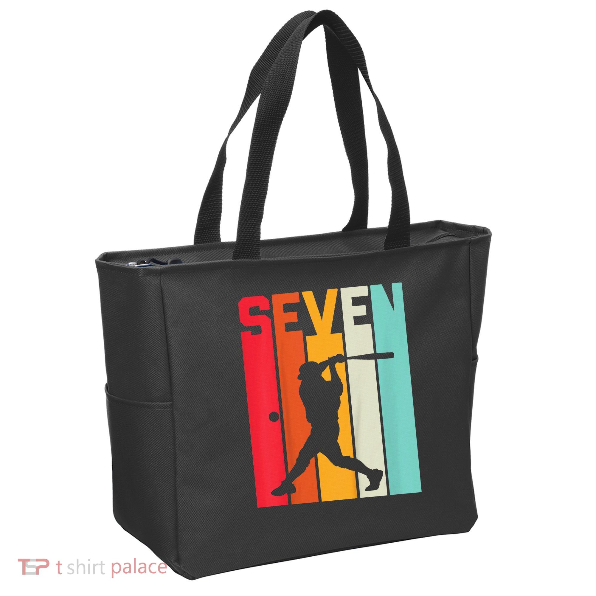 7th Birthday Retro Baseball 7 Years Old Tote Bag