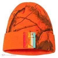 7th Birthday Retro Baseball 7 Years Old Kati Licensed 12" Camo Cuffed Beanie thumb 0