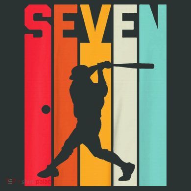 7th Birthday Retro Baseball 7 Years Old Infant Baby Jersey Bodysuit