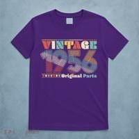 70th Birthday Retro Style Vintage 1956 Original Parts T-Shirt thumb 5