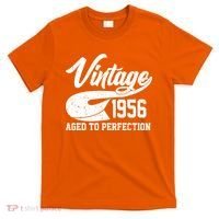 70th Birthday Sporty Vintage 1956 Age To Perfection  T-Shirt thumb 0