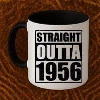 70th Birthday Straight Outta 1956 Coffee Mug thumb 2