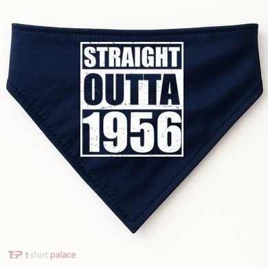 70th Birthday Straight Outta 1956 USA-Made Doggie Bandana