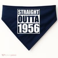 70th Birthday Straight Outta 1956 USA-Made Doggie Bandana thumb 0