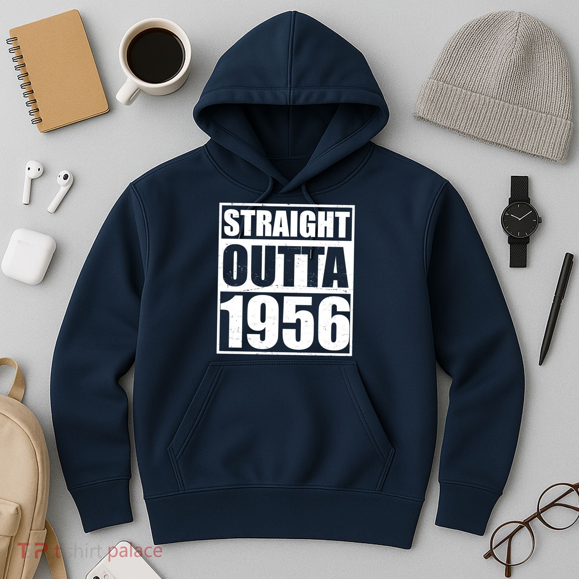 70th Birthday Straight Outta 1956 Hoodie