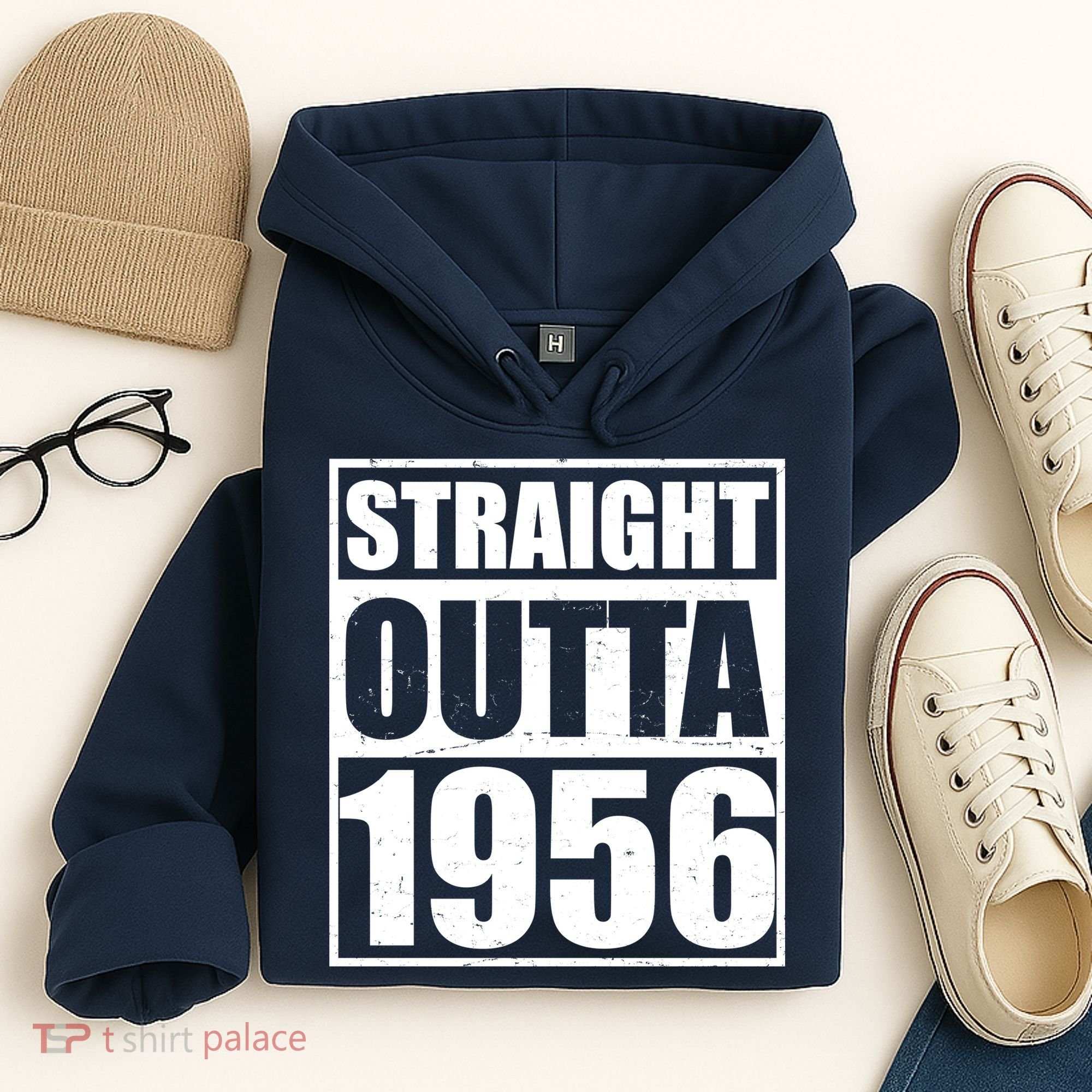 70th Birthday Straight Outta 1956 Hoodie