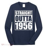 70th Birthday Straight Outta 1956 Long Sleeve Shirt thumb 0