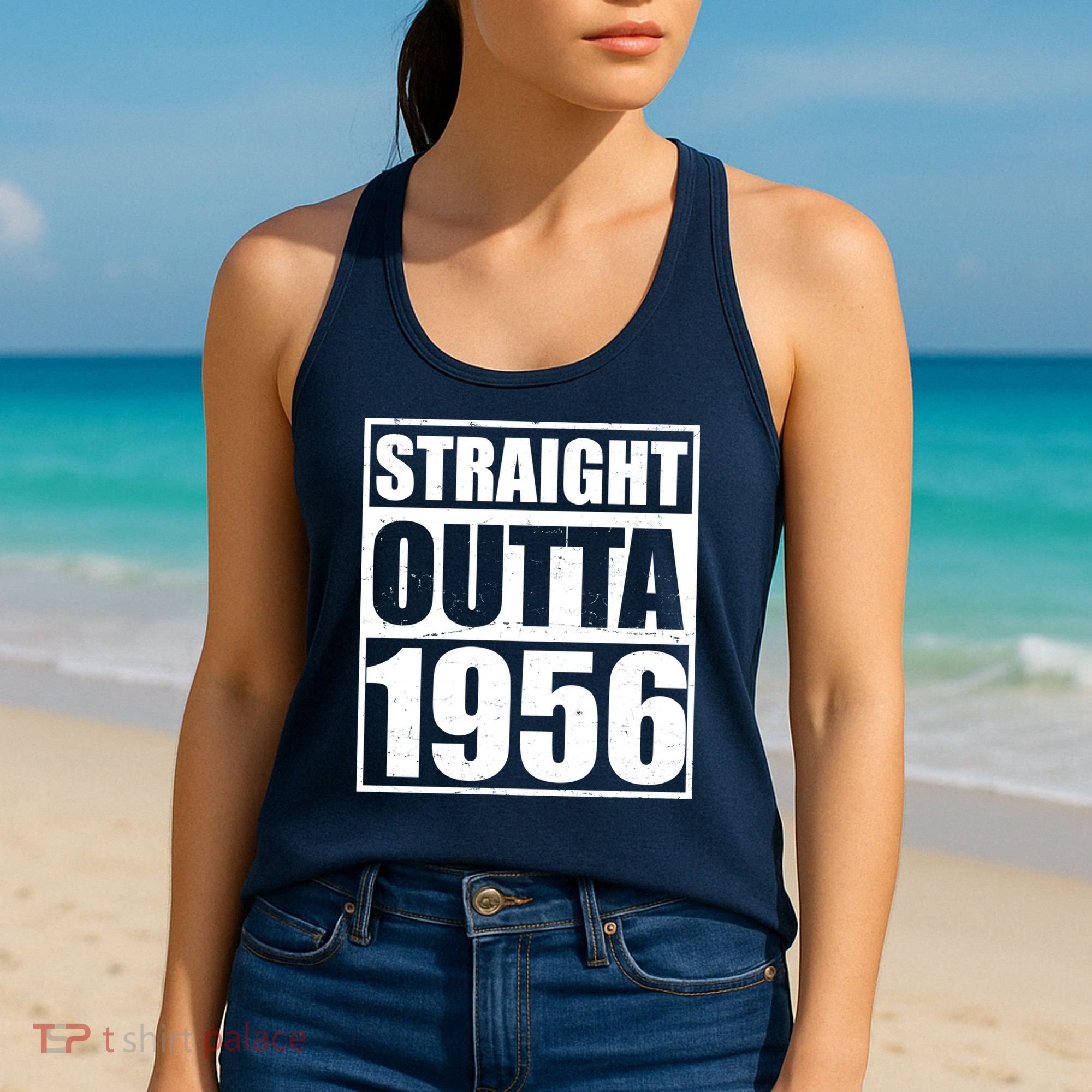 70th Birthday Straight Outta 1956 Women's Tank Top