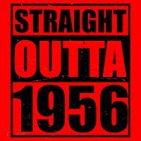 70th Birthday Straight Outta 1956 Santa Hat thumb 1