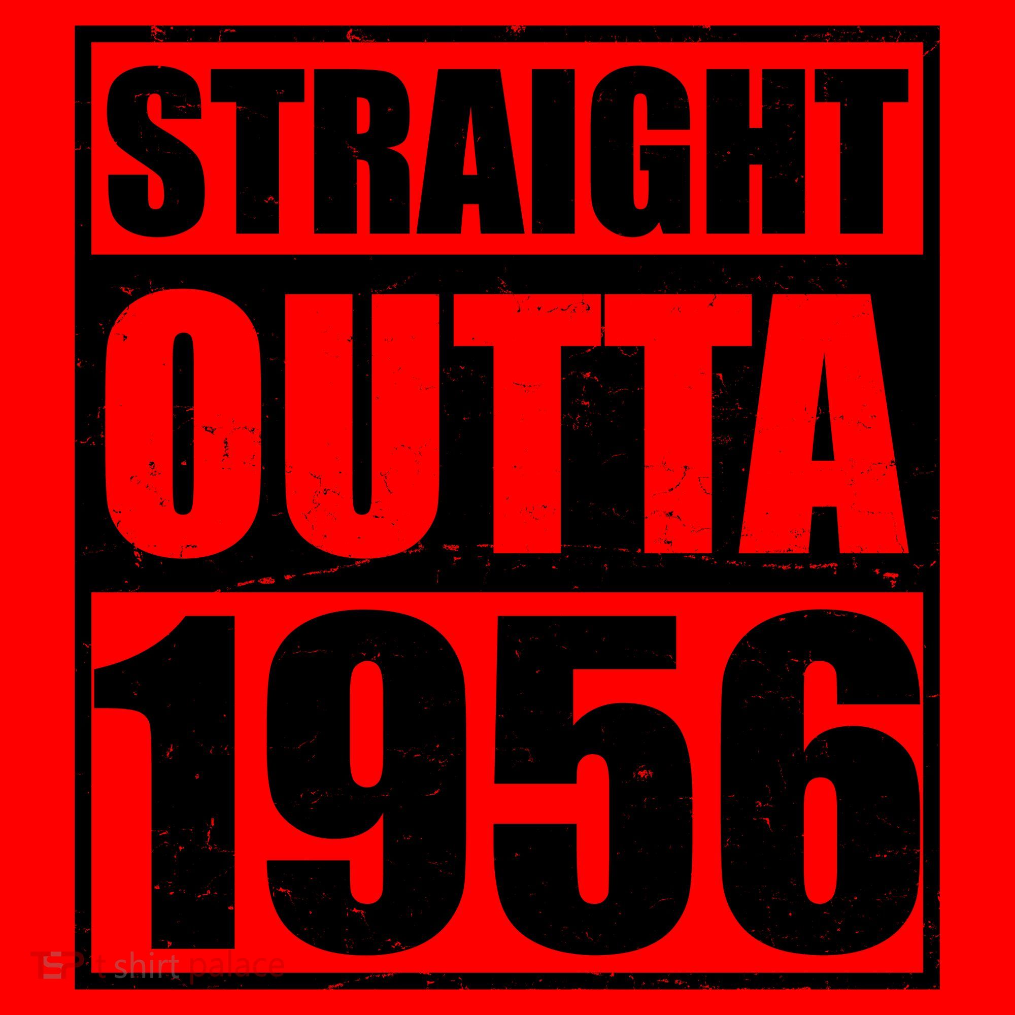 70th Birthday Straight Outta 1956 Santa Hat