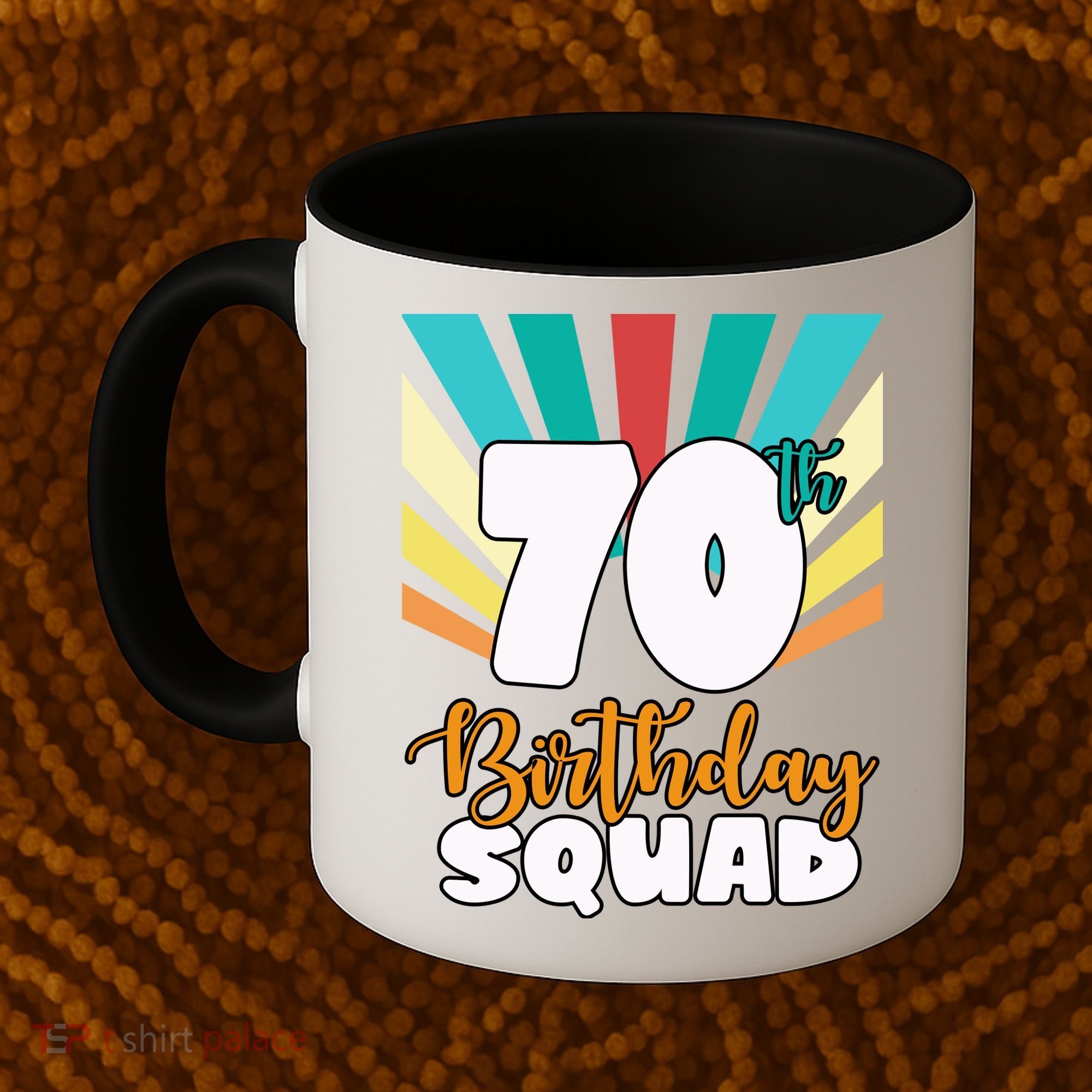 70th Birthday Squad 70 Years Old Coffee Mug