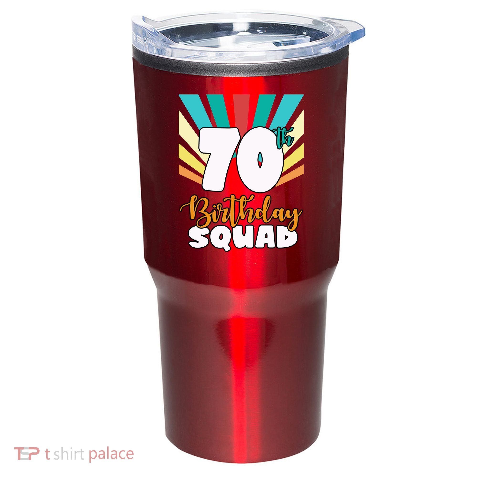 70th Birthday Squad 70 Years Old Tumbler