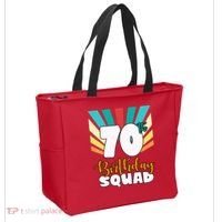 70th Birthday Squad 70 Years Old Tote Bag thumb 2