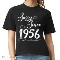 70th Birthday Sassy Since 1956 Comfort Colors Boxy T-Shirt thumb 0