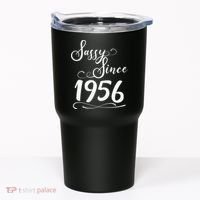 70th Birthday Sassy Since 1956 Tumbler thumb 0