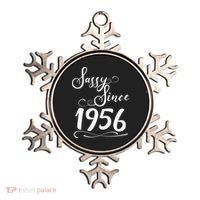 70th Birthday Sassy Since 1956 Ornament thumb 0
