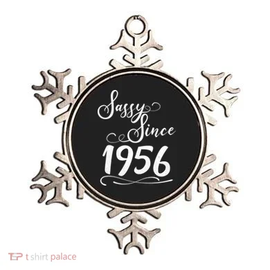 70th Birthday Sassy Since 1956 Ornament