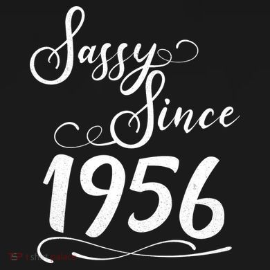 70th Birthday Sassy Since 1956 Sustainable Knit Beanie