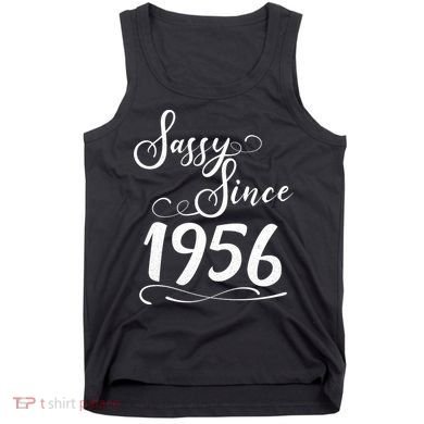 70th Birthday Sassy Since 1956 Tank Top