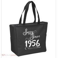 70th Birthday Sassy Since 1956 Tote Bag thumb 2