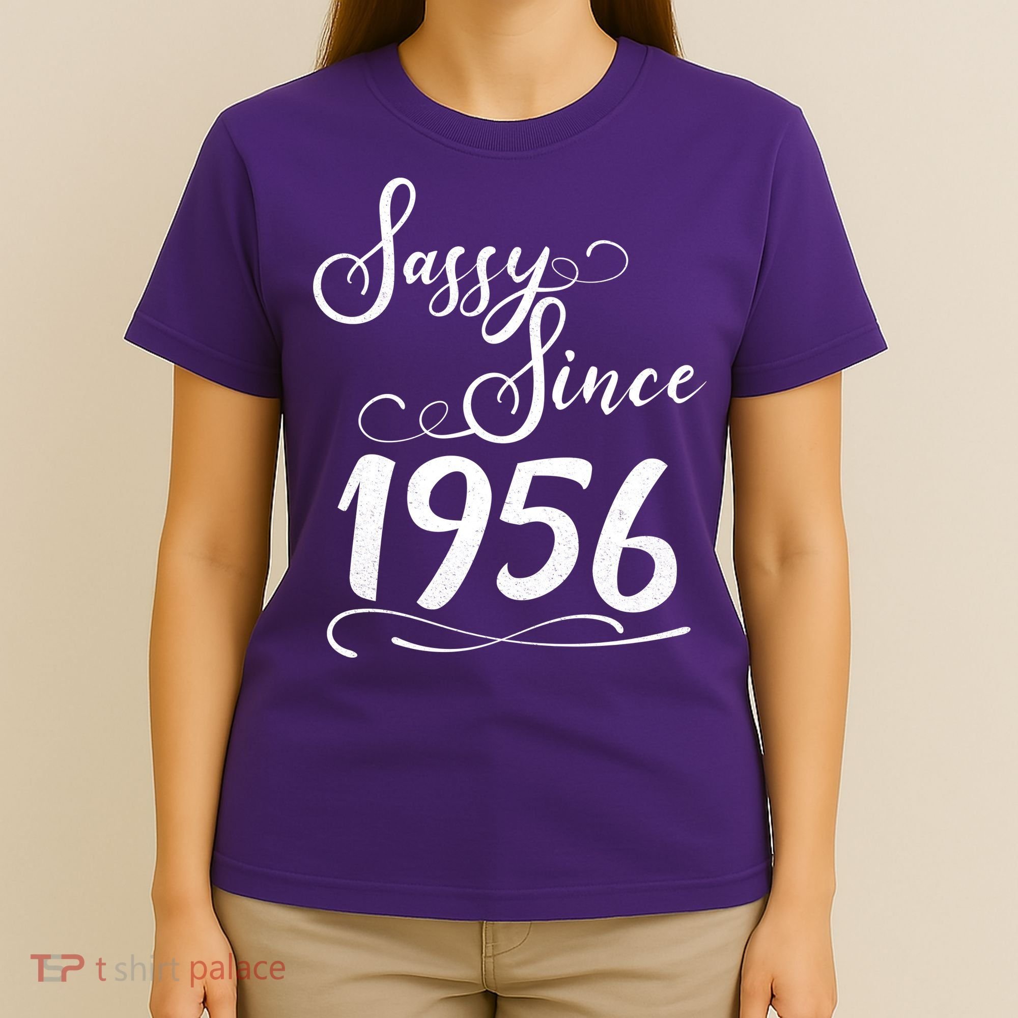 70th Birthday Sassy Since 1956 T-Shirt