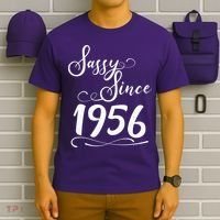 70th Birthday Sassy Since 1956 T-Shirt thumb 6