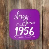 70th Birthday Sassy Since 1956 Coaster thumb 0