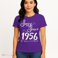 70th Birthday Sassy Since 1956 Women's T-Shirt thumb 4