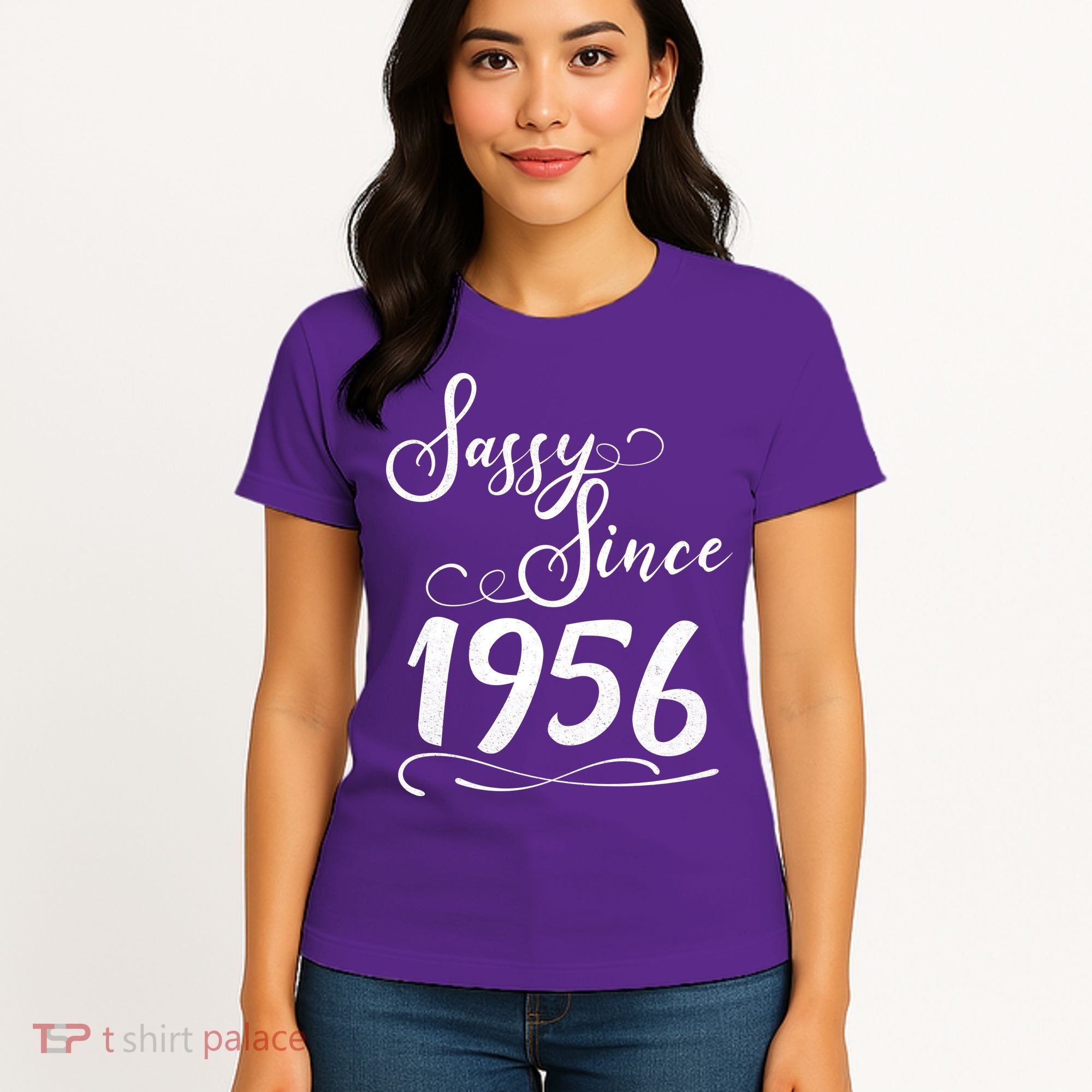 70th Birthday Sassy Since 1956 Women's T-Shirt