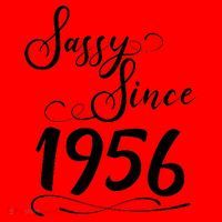 70th Birthday Sassy Since 1956 Santa Hat thumb 1