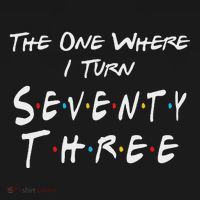 73rd Birthday The One Where I Turn Seventy Three Retro Women's Hoodie thumb 2