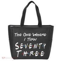73rd Birthday The One Where I Turn Seventy Three Retro Tote Bag thumb 0