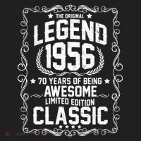 70th Birthday The Original Legend 1956 Awesome Classic  Women's Sweatshirt thumb 2