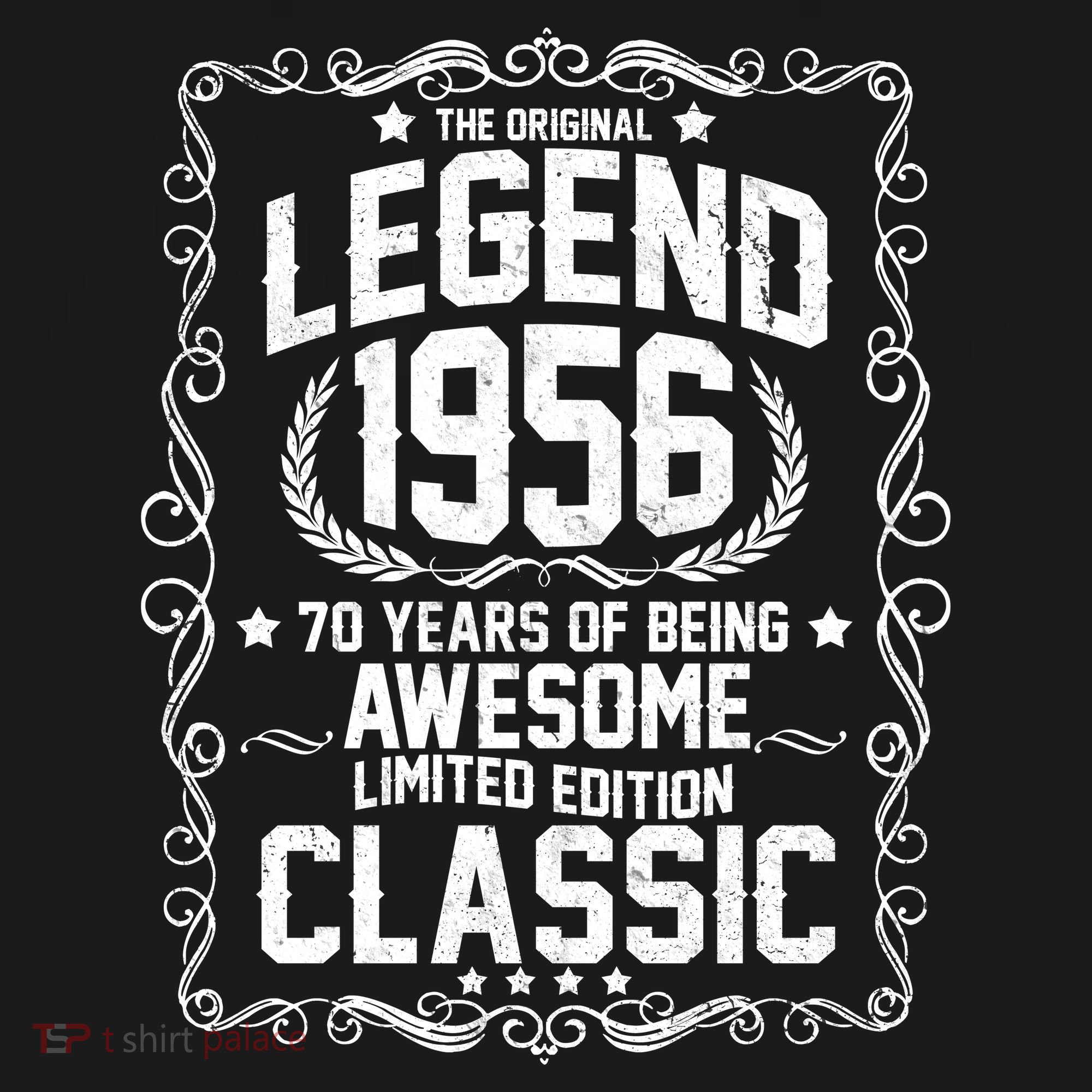 70th Birthday The Original Legend 1956 Awesome Classic  Women's Hoodie