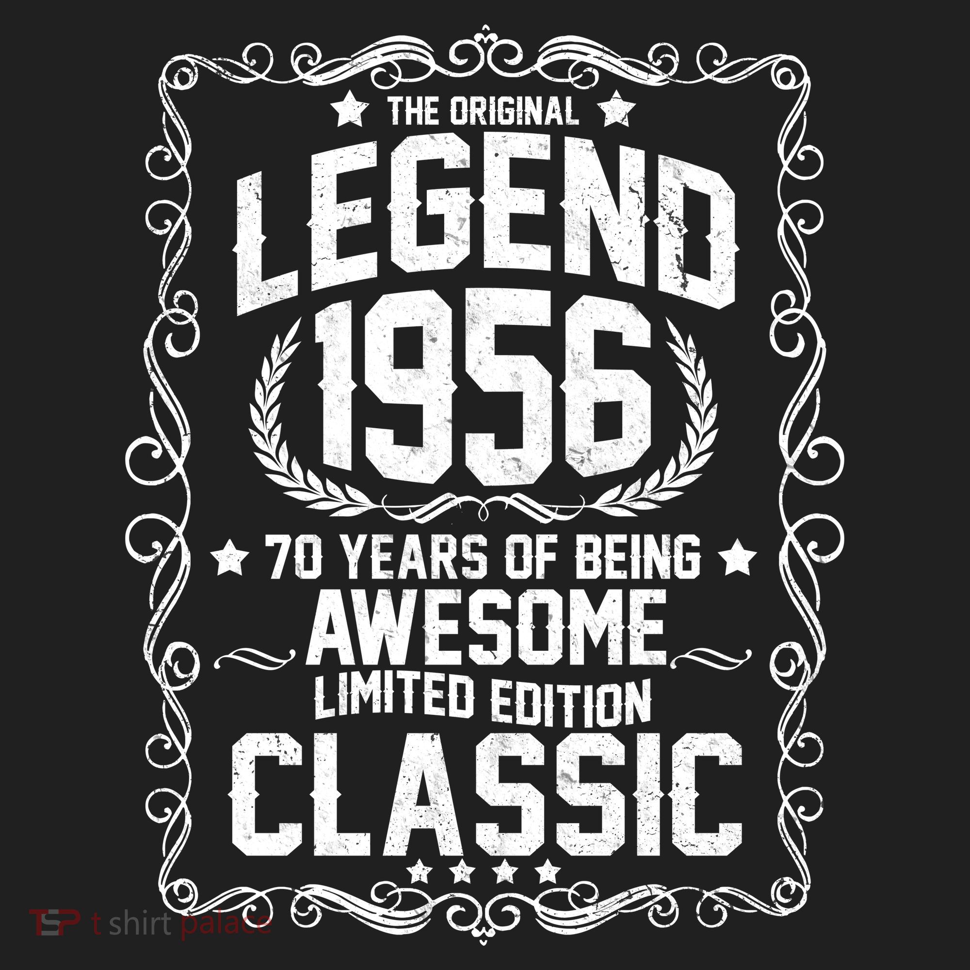 70th Birthday The Original Legend 1956 Awesome Classic  Tumbler