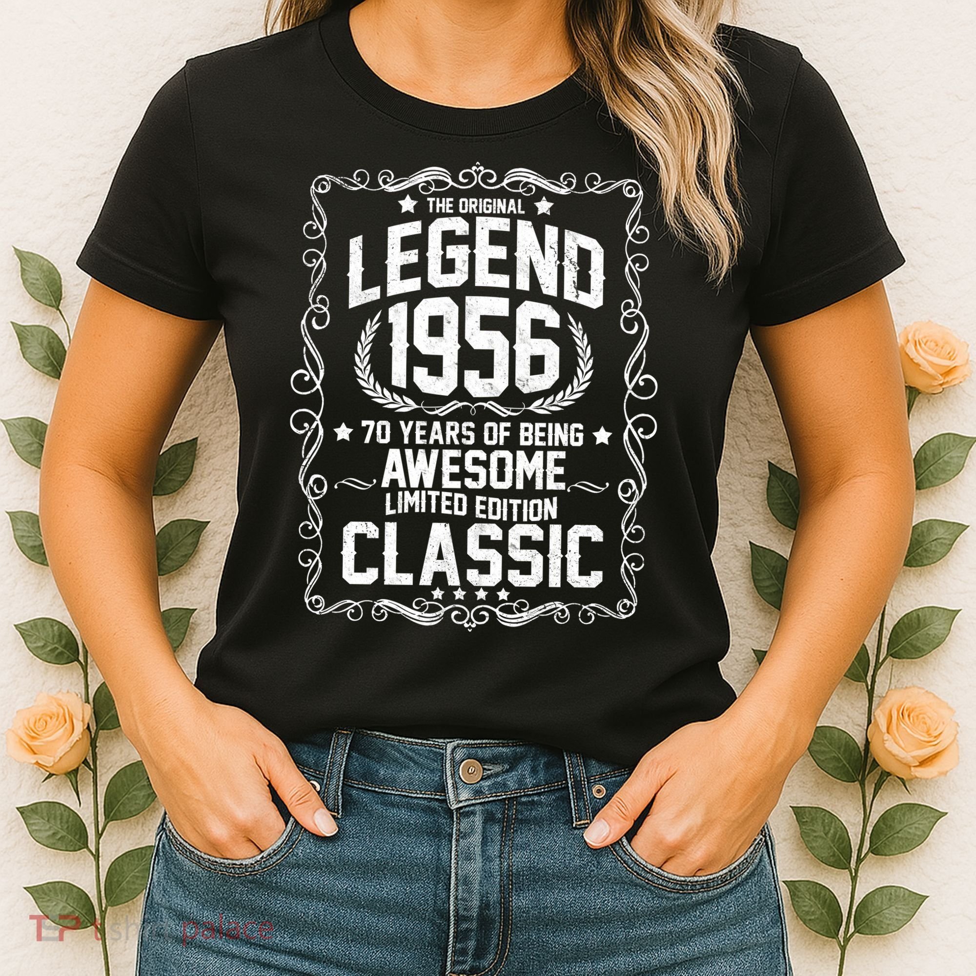 70th Birthday The Original Legend 1956 Awesome Classic  Women's T-Shirt